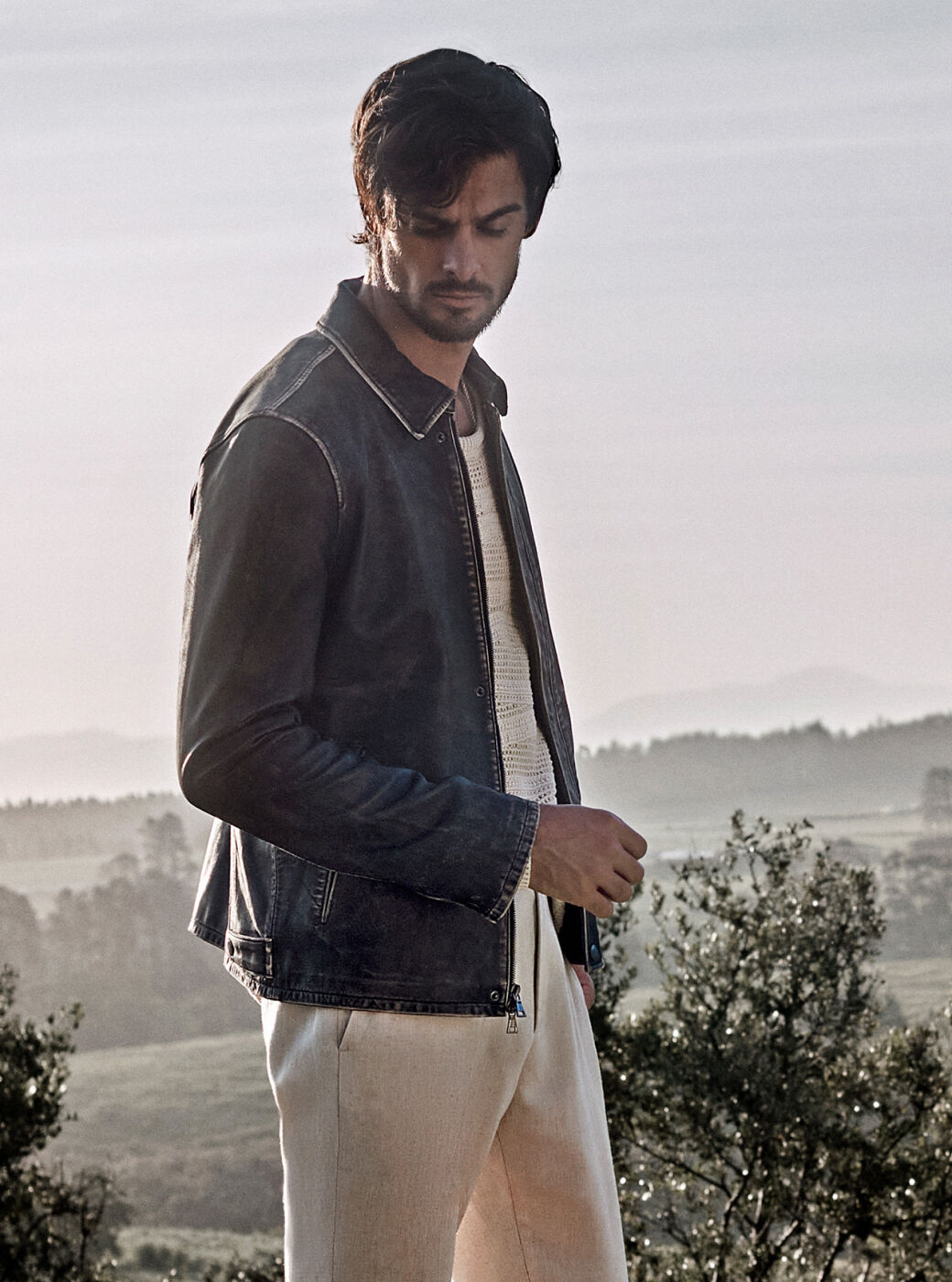 John varvatos red leather jacket outlet